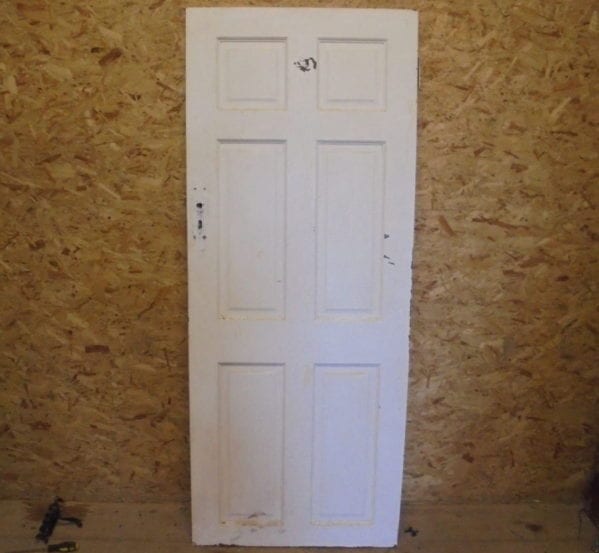 Lovely White Painted 6 Panel Door