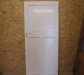 White Painted 3 Panelled Door