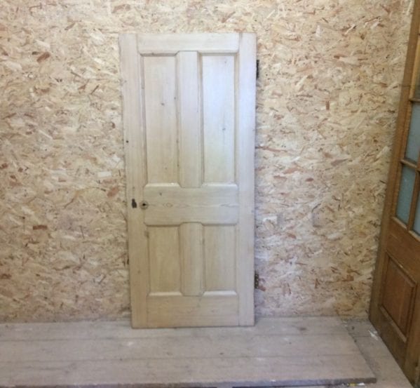 Pine 4 Panel Stripped Reclaimed Door