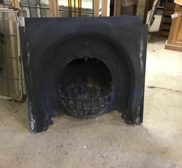 Large Cast Iron Fire Insert
