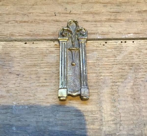 Decorative Brass Keyhole Cover & Escutcheon