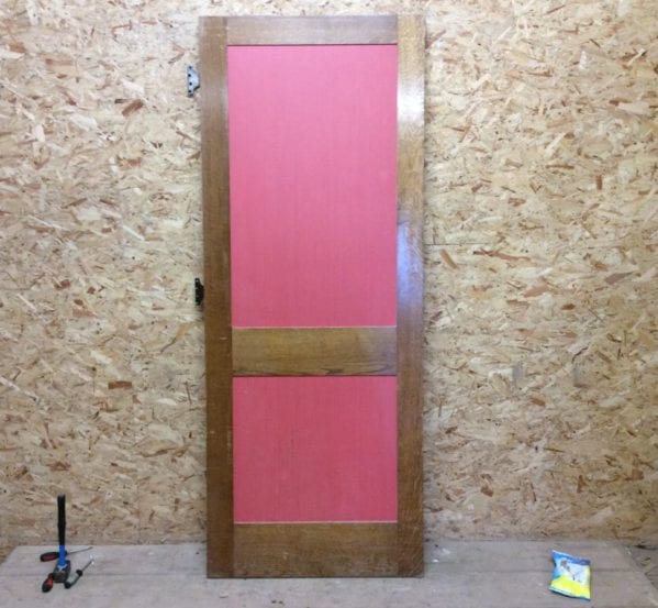 2 Pink Panel Oak Door