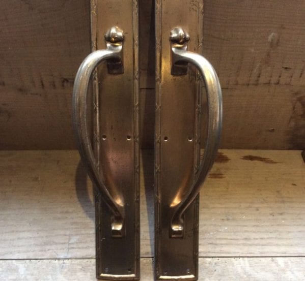 Rather Large Brass Door Pull Handles