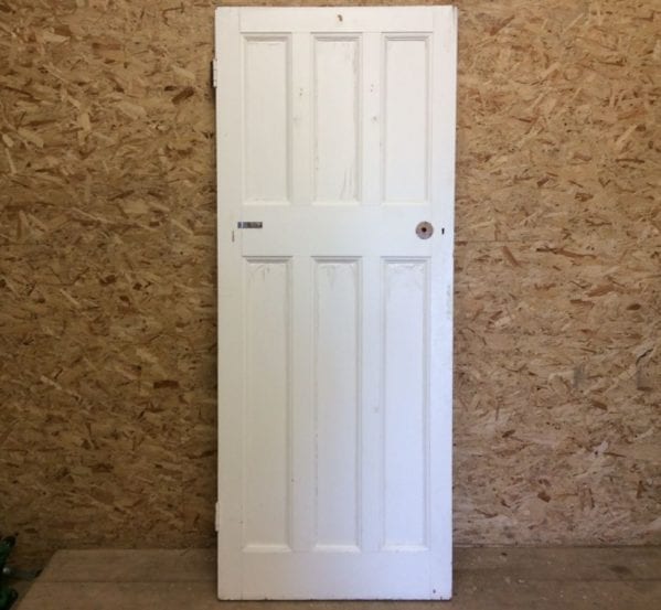 6 Panelled 3/3 Door White