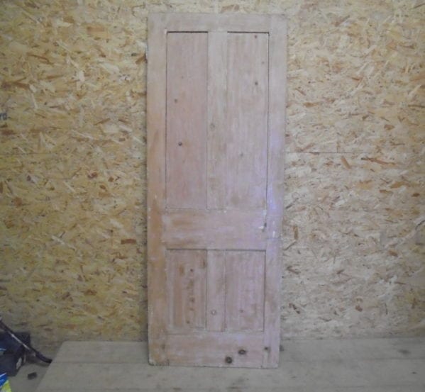 Small Stripped 4 Panel Door