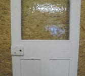 White Half Glazed Door