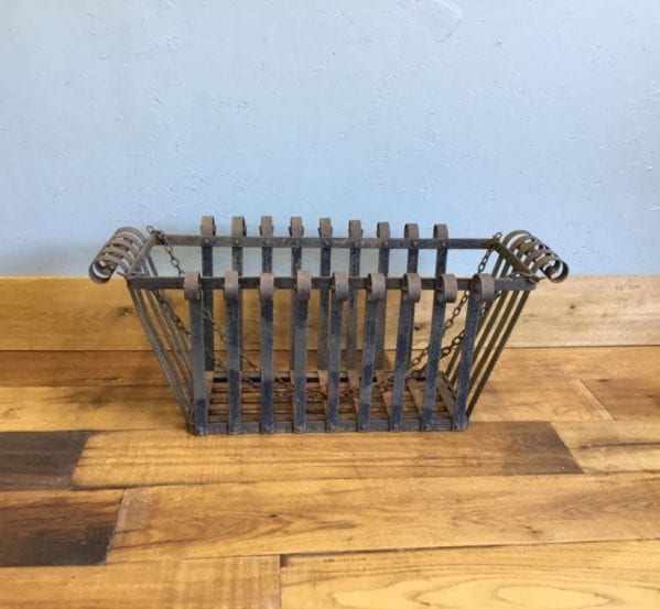 Cast Iron Rectangular Hanging Basket