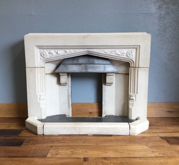 Reconstituted Stone Fireplace & Hearth