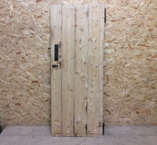 Small Stripped Ledge & Brace Door