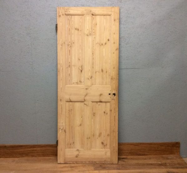 4 Panelled Stripped Door