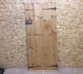 Planed Stripped Ledge & Brace Door