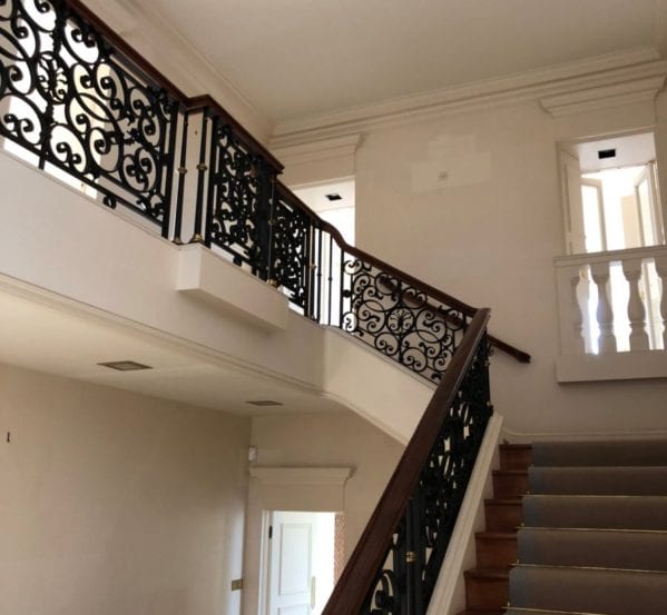 Wrought Iron Decorative Staircase Balustrade