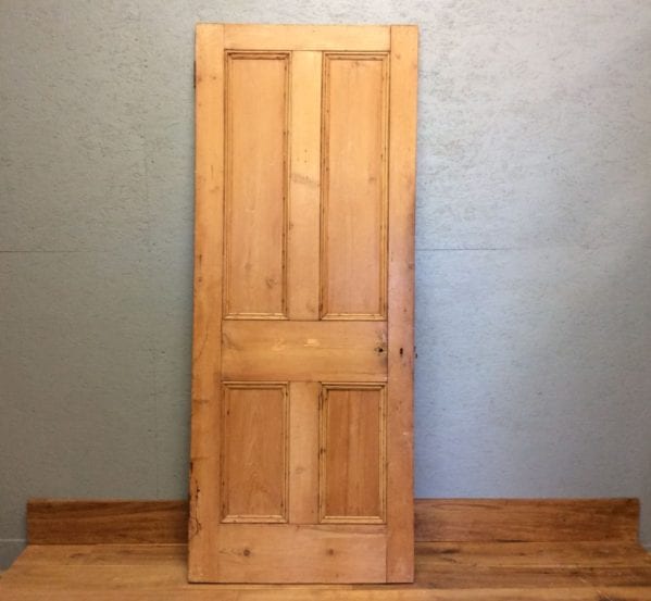 Natural Stripped 4 Panelled Door