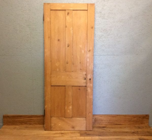 4 Panelled Door Stripped Natural