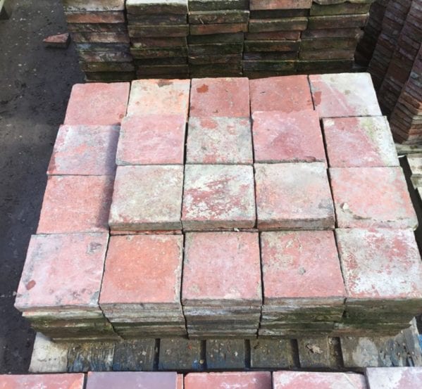 Large Reclaimed English Quarry Tiles