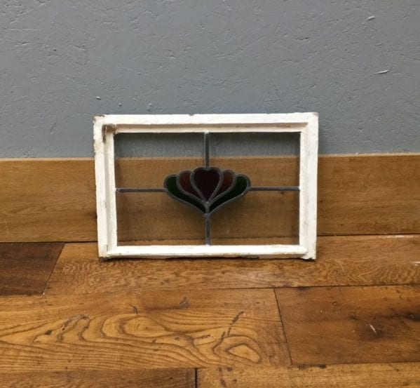 Small Lead Flower Glass Window