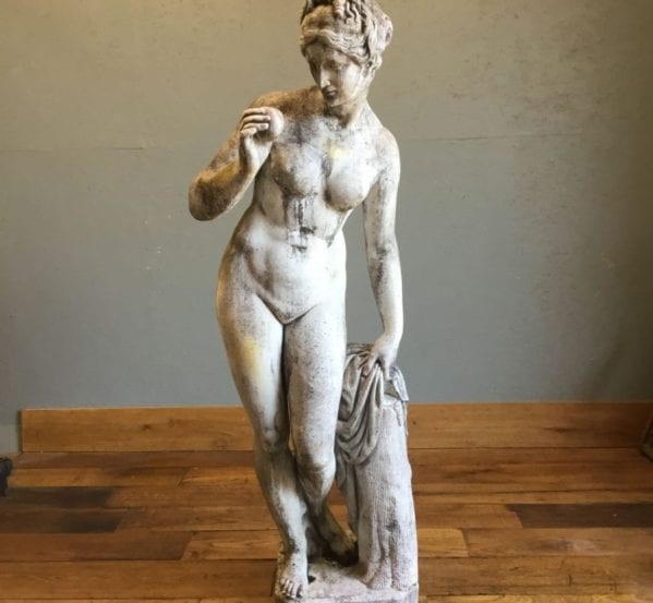 Lady & Apple Statue