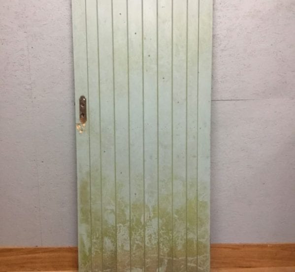 Painted Reclaimed Ledge and Brace Door
