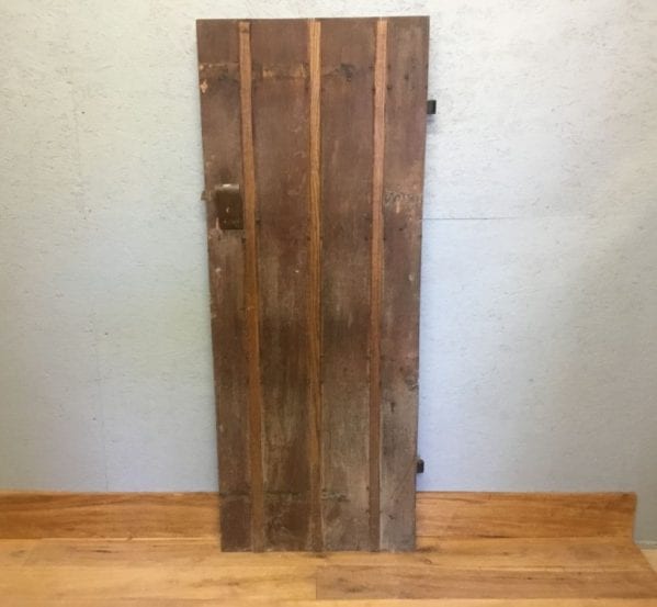 Small Reclaimed Oak Ledge Door