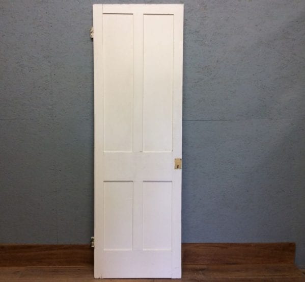 Tall 4 Panel Door in White