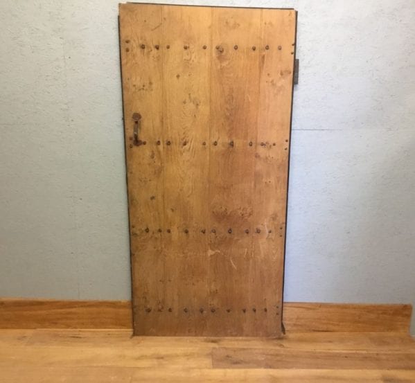Studded Ledge Oak Reclaimed Door