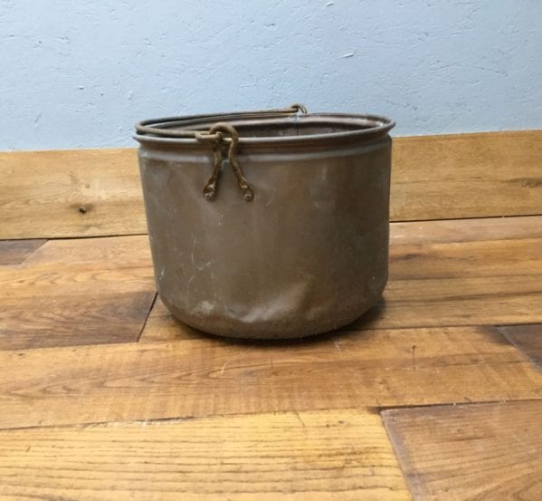 Dented Copper Bucket