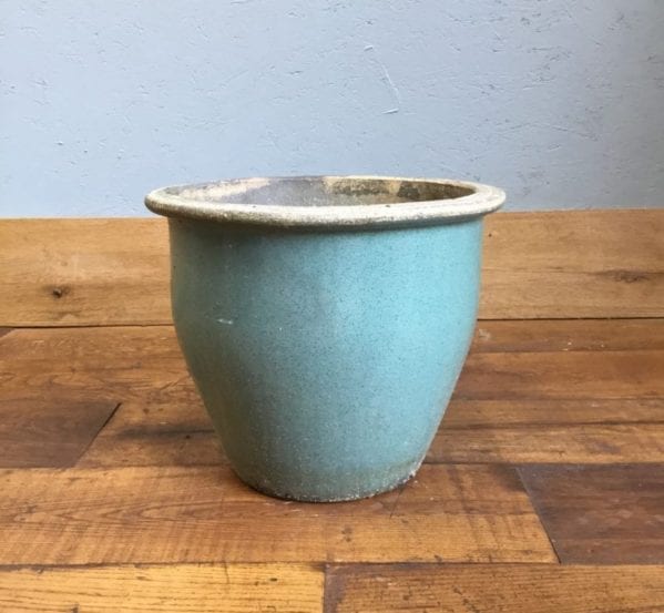 Pale Blue Plant Pot