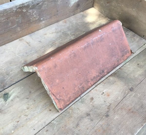 Large Reclaimed Pressed Clay Ridge Tile