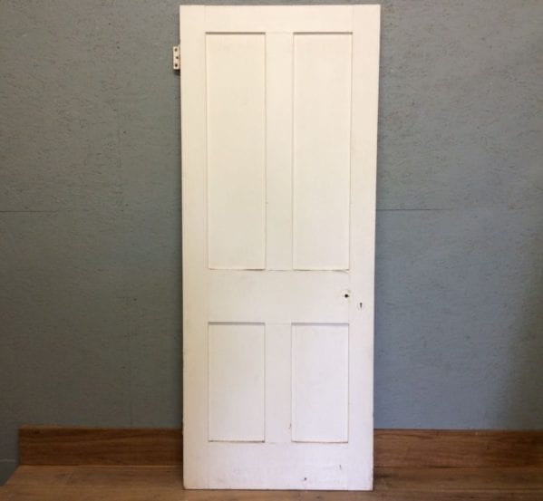 4 Panelled Door in White