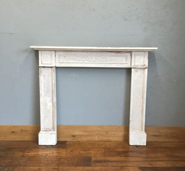 White Painted Wooden Fire Surround