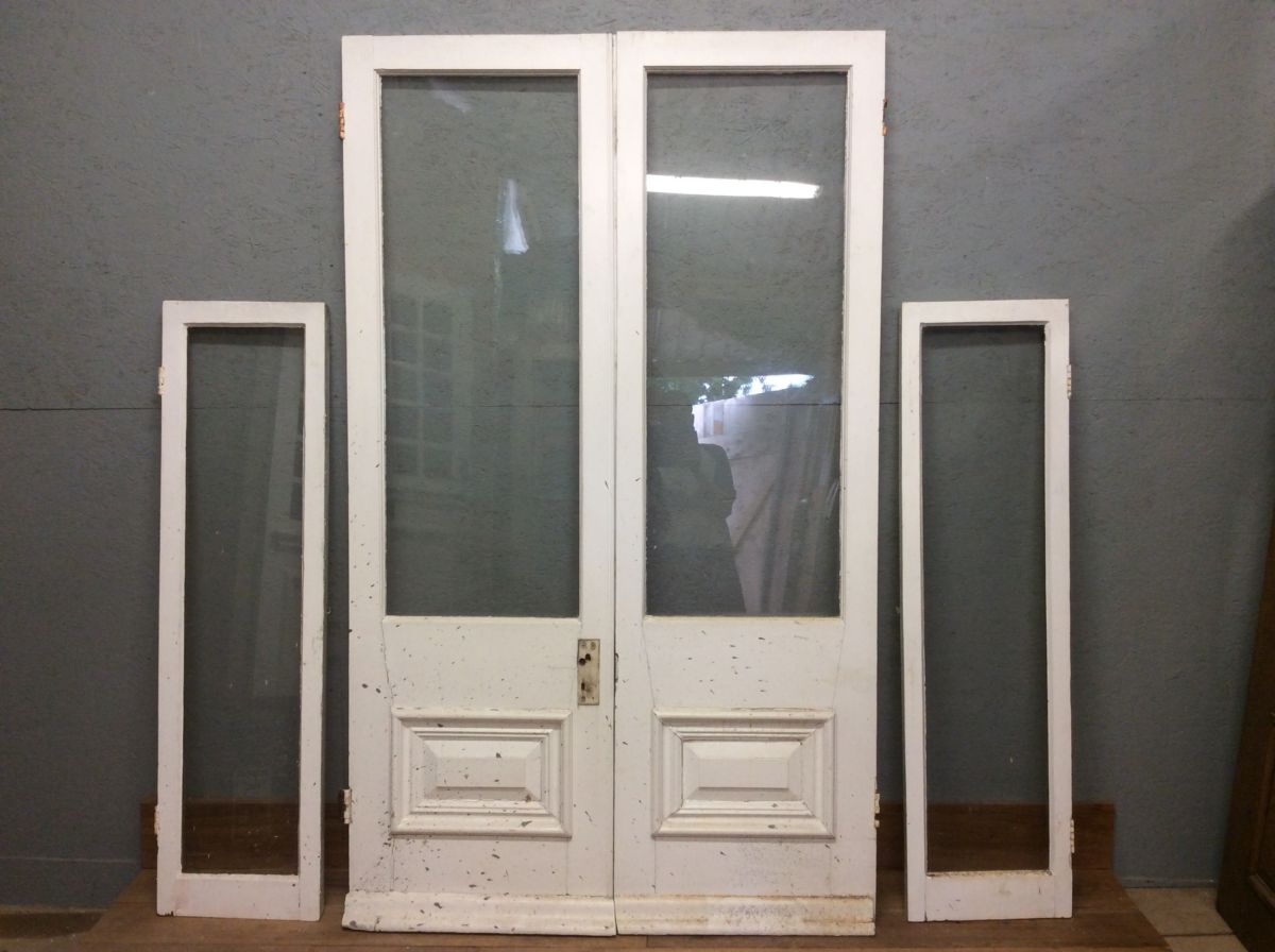 Reclaimed French Doors + Matching Windows Authentic Reclamation
