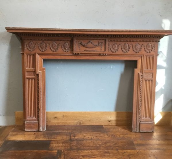 Regency Style Carved Wood Fire Surround