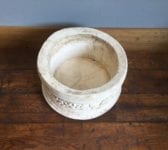 Large Round Stone Floral Planter