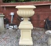 Reconstituted Buff Stone Urn