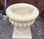 Reconstituted Buff Stone Urn