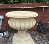 Reconstituted Buff Stone Urn