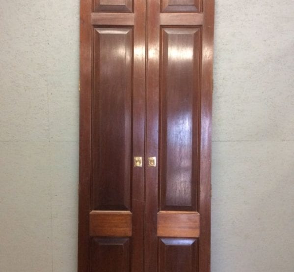 Tall Mahogany Cupboard Doors