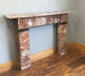 Red & Black Marble Fire Surround