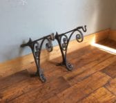 Victorian Wall Mounted Corner Basket Brackets