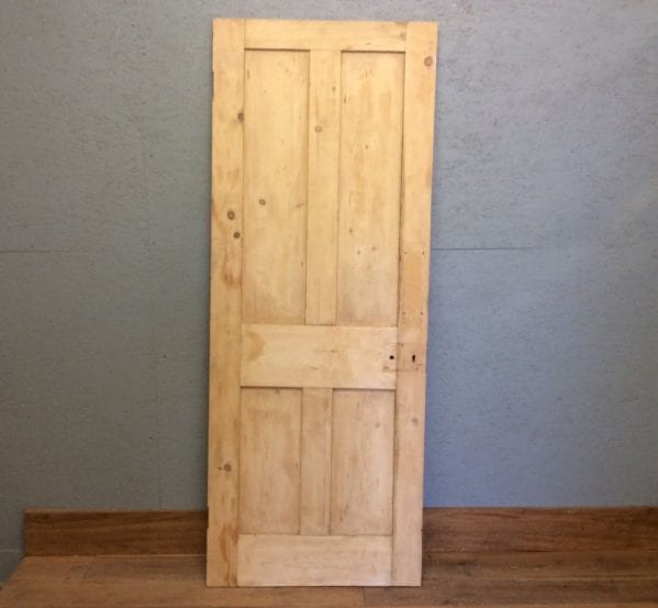 4 Panelled Stripped Door