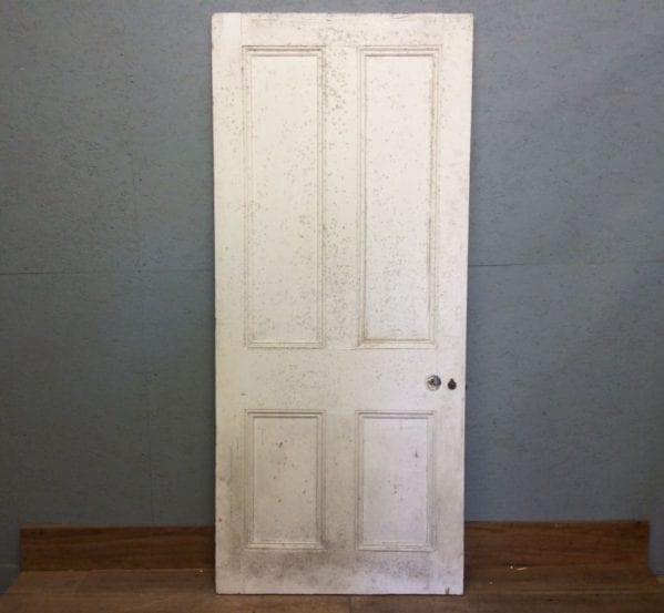 Big White 4 Panelled Door