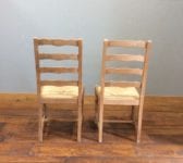 Straw Bound Pine Chairs