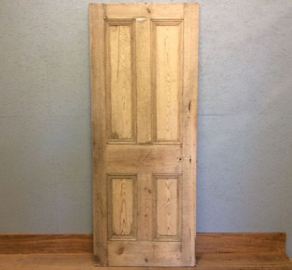 Heavy Stripped Door With Four Panels 