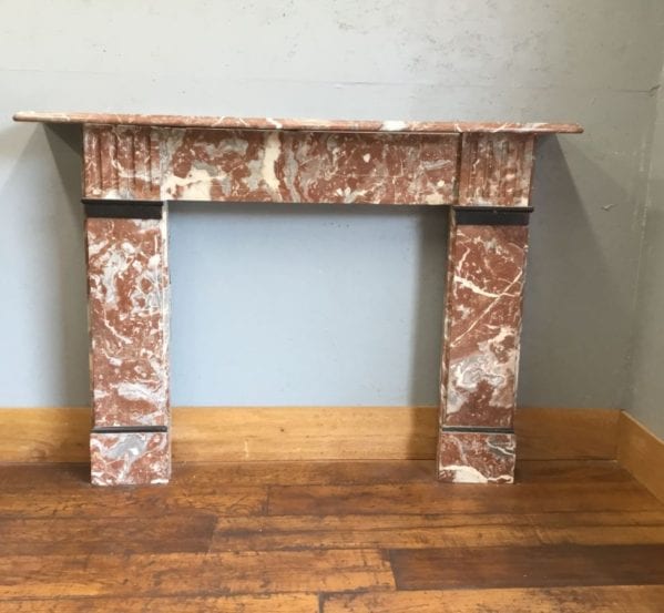 Red Marble Fire Surround