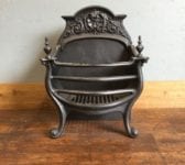 Solid Cast Iron Regency Style Fire Basket