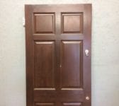 Maroon Hard Wood Front Door