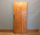 Varnished Ledge & Braced Door