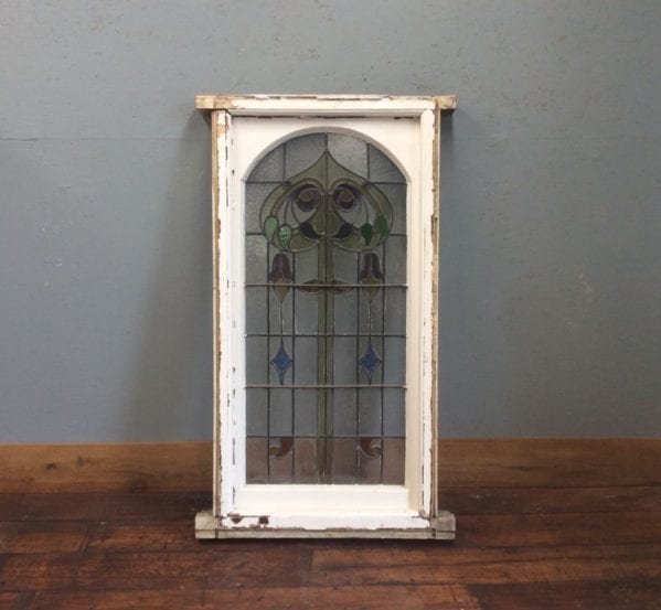 Stained Glass Window in Frame