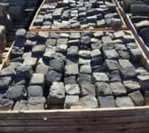 Dark Reclaimed 4 Inch Granite Cobbles