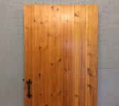 Varnished Ledge & Braced Door